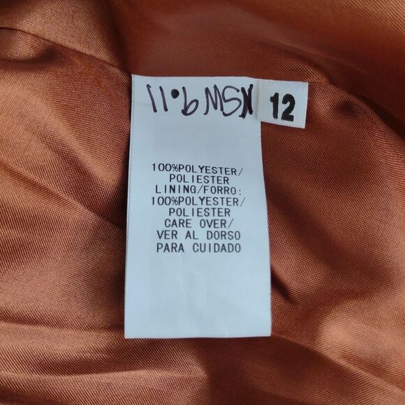 Dué Per Dué Animal Print Blazer Size 12 - Picture 6 of 11